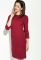 Платье женское с кружевной спинкой 95P8019 (бордовый)