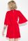 Сукня жіноча з мереживною вставкою 78PD5047 (червоний)