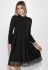 Платье женское с кружевом на подоле 69PD943 (черный)