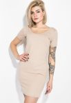 Платье женское с открытой спиной 74P107 (бежевый)