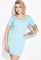Сукня жіноча з відкритою спиною 74P107 (блакитний)