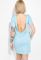 Сукня жіноча з відкритою спиною 74P107 (блакитний)