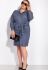 Платье женское с поясом 151P2948 (джинсовый)