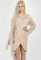 Платье женское с поясом 78PD5051 (бежевый)