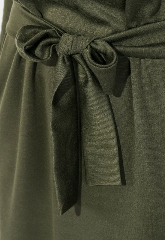 Платье женское с поясом 78PD5077-10 (хаки)