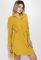 Сукня жіноча з поясом легка довгий рукав 64PD3391 (гірчичний)