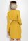 Сукня жіноча з поясом легка довгий рукав 64PD3391 (гірчичний)