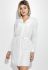 Платье женское с поясом легкое длинный рукав 64PD3391 (молочный)