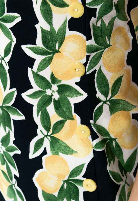 Сукня жіноча з принтом Лимон 83P1251 (лимонний)