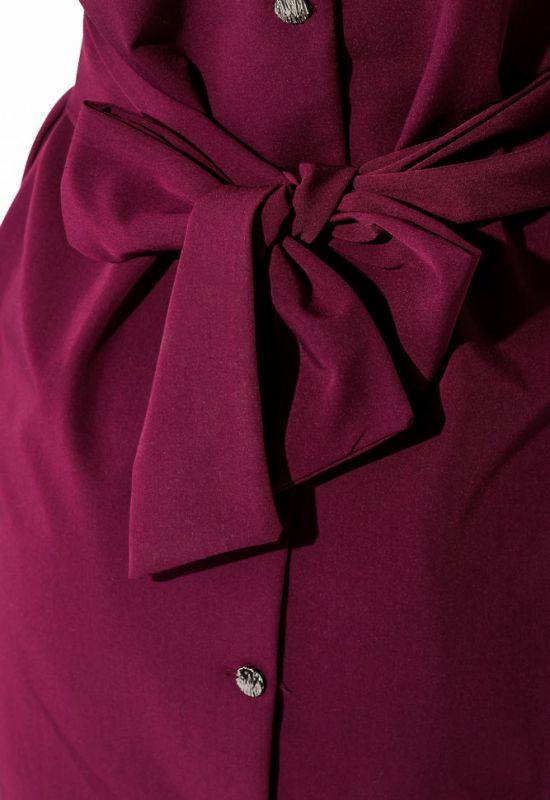 Сукня жіноча з гудзиками на спині 95P7071 (марсала)