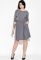 Платье женское с пуговицами на спине 95P7071 (пепельный)