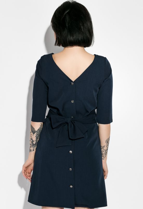 Сукня жіноча з ґудзиками на спині 95P7071 (темно-синій)