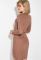 Платье женское с разрезом 79PD5563 (бежевый)