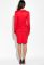 Сукня жіноча з розрізом 95P5023 (червоний)