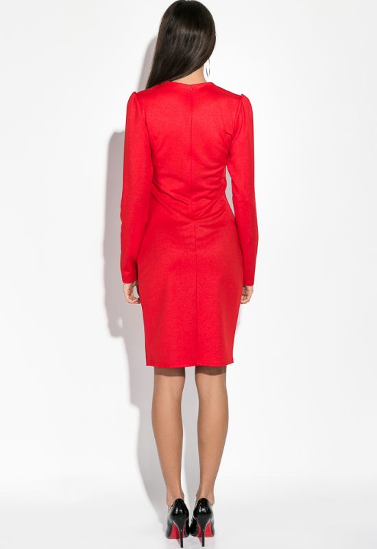 Платье женское с разрезом 95P5023 (красный)