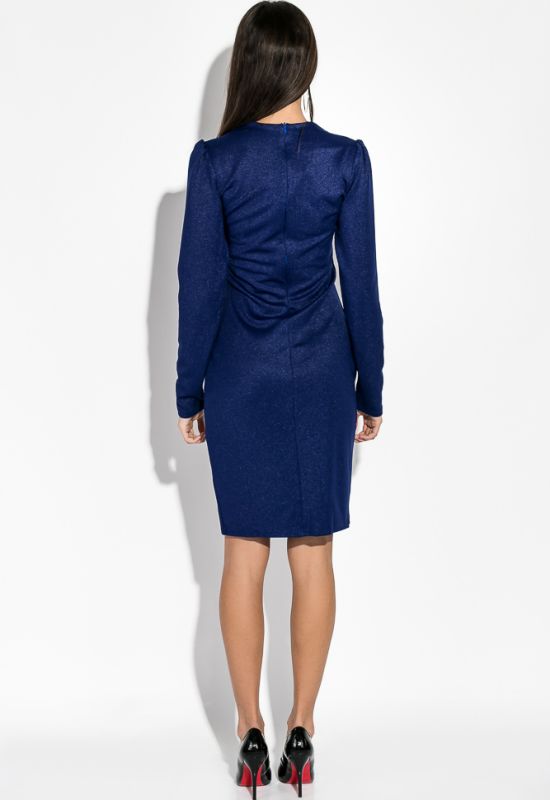 Платье женское с разрезом 95P5023 (синий)