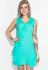 Платье женское с рюшами 74PD144 (ментоловый)