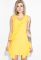 Сукня жіноча з рюшами 74PD144 (жовтий)