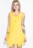 Сукня жіноча з рюшами 74PD144 (жовтий)