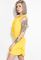 Сукня жіноча з рюшами 74PD144 (жовтий)