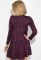 Платье женское с свободной юбкой 79PD5535 (фиолетовый)