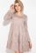 Платье женское с свободной юбкой 79PD5535 (пудра)