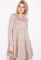 Платье женское с свободной юбкой 79PD5535 (пудра)