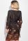 Сукня жіноча з квітковим принтом 68PD548 (шоколадний)