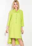 Платье женское с удлиненной спинкой 74PD343 (салатовый)