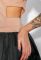 Платье женское с вырезами по бокам 74PD134 (телесный/черный)