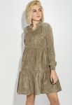 Сукня жіноча зі спідницею воланами 78PD5074 (оливковий)