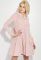 Платье женское с юбкой воланами 78PD5074 (пудра)