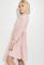 Платье женское с юбкой воланами 78PD5074 (пудра)