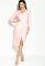 Платье женское на запах 95P7098 (персиковый)
