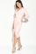 Платье женское на запах 95P7098 (персиковый)