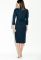 Сукня жіноча на запах 95P7098 (темно-синій)