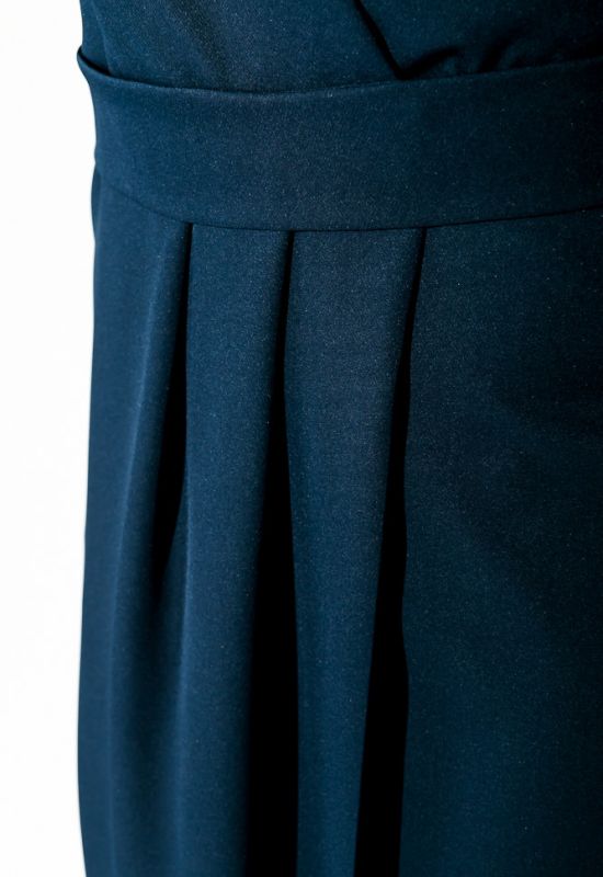 Платье женское на запах 95P7098 (темно-синий)