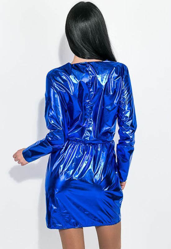 Платье женское стильное 72PD226 (синий/металлик)