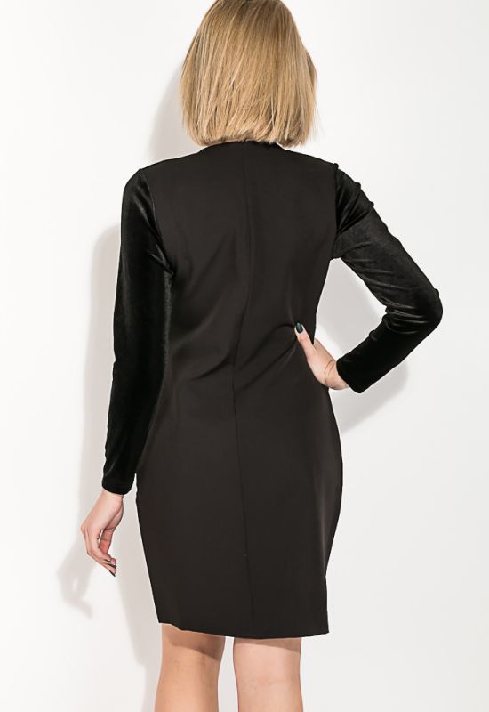 Платье женское стильное вечерное 74PD318 (черный)