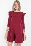 Платье женское свободного покроя 72PD221 (вишневый)