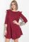 Платье женское свободного покроя 72PD221 (вишневый)