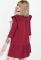 Платье женское свободного покроя 72PD221 (вишневый)