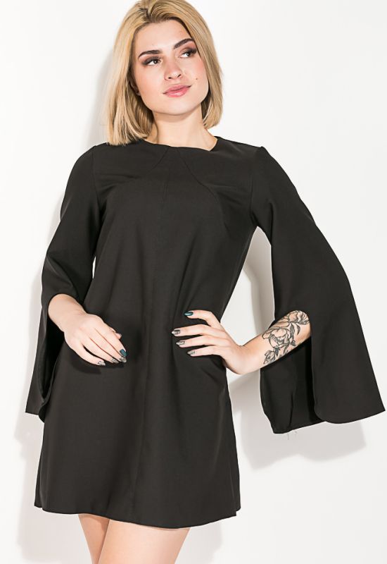 Платье женское свободного покроя 80PD1334 (черный)