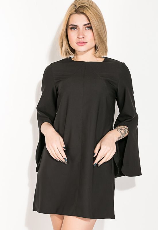 Платье женское свободного покроя 80PD1334 (черный)