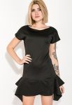 Платье женское трапеция 74PD139 (черный)