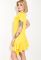 Платье женское трапеция 74PD139 (желтый)