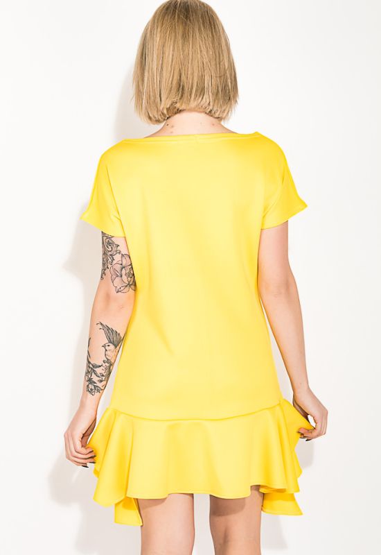 Платье женское трапеция 74PD139 (желтый)