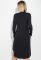 Сукня жіноча подовжена спинка комір гольф 74PD179 (чорний)