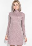 Платье женское в стиле Casual 80PD1339 (розовый/меланжевый)
