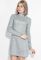 Платье женское в стиле Casual 80PD1339 (серый/меланжевый)